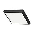 SPOT LED PATRAT PT 20W 2000lm 3in1 NEGRU IP40