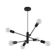 PENDUL G004C-6H-6xE27 NEGRU 