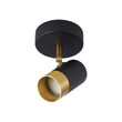 LAMPA DE PERETE G002C-1H-1xGU10-AURIU-NEGRU 