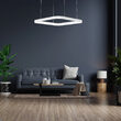 CORP DECORATIV LED 46W 3in1 SLP-PD-SQR BELLA ALB