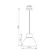 PENDUL P008R-1H-1xE27 CREM 