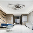 LUSTRA LED 80W CRYSTAL-3IN1-telecomanda-DIM-ALB