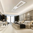 LUSTRA LED 40W CRYSTAL-3IN1-telecomanda-DIM-ALB