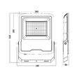 PROIECTOR LED 100W SMD 8300LM 3000K IP65,BR PLUS