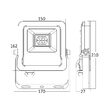 PROIECTOR LED 30W SMD 2400LM 3000K IP65,BR PLUS