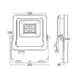 PROIECTOR LED 50W SMD 4100LM 6500K IP65,BR PLUS