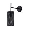 LAMPA DE PERETE W002W-1H-1xE14-NEGRU WIRING 