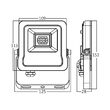 PROIECTOR LED 20W SMD 1620LM 3000K IP65,BR PLUS