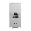 PRIZA TELEFON MODULAR ALB METALIC 1M