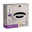 PLAF. LED SUSP 45W TELECOMANDA NEGRU BLADE RND