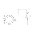 FOTOCELULA 25A 3000W 220-240V <5-100LUX IP44 PS02