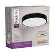 PLAFONIERA LED 36W 3000/4000/6500K NEGR BLADE RND