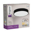 PLAFONIERA LED 45W 3000/4000/6500K NEGR BLADE RND