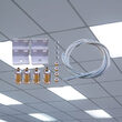 CLEME SUSPENDAT PT PANEL LED 4BUC/SET