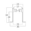 SINA MAGNETIC ST, 1M/BUC, NEGRU, RC02