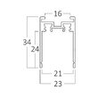 SINA MAGNETIC PT, 2M/BUC, NEGRU, LATA SR03