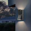 CORP LED PT, 2x6W, 1200lm, 3in1, VEKTA-C WL.2 GRI IP65