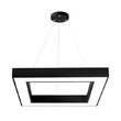 PLAF. LED SUSP 45W TELECOMANDA NEGRU BLADE SQR