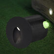 CORP LED ST, 2W 130lm 3000K VECTOR-A RND NEGRU IP65