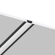 PROFIL ptr. BANDA LED-ST-ALUMINIU NEGRU GEAM MAT RC1707 2M