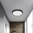 SPOT LED ROTUND PT 20W 2000lm 3in1 NEGRU F:225MM IP40