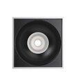 CORP BETA SS PATRAT 1XGU10 ALB REFLECTOR NEGRU
