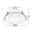 CARCASA ALB ROTUND PT GU5.3/GU10 TETRA-IP54