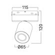 DIFUZOR PE SINA MAGNET CU BLUETOOTH, M20, 10W, NEGRU SPEAKER