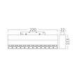 CORP LINEER LED PT SINA MAGNET WSL250, 3IN1, 12W, 1020LM, NEGRU, TUYA-LAN