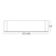 CORP GATA SR 2D 20W 3in1 SQR NEGRU