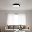 PLAFONIERA LED 20W 3in1 IP44 JADE-F NEGRU RND