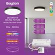 PLAFONIERA LED 50W 3in1 NEGRU BLADE RND