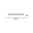 CORP LINEER LED PT SINA MAGN. 90GRAD 20W 3in1 M20-LNR300C NEGRU