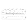 PRELUNGITOR CAUCIUC 4 PRIZE 16A IP44 NEGRU BRAYTRON