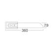 BRIDA INOX 7,9x360mm 50buc/PAC 304-SS-SLV BRAYTRON