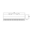 CORP LED PT SINA MAGNET 12W 1020lm 24gr. 3in1 NEGRU