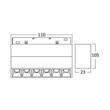 CORP LED PT SINA MAGNET 6W 440lm 24gr. 3in1 NEGRU