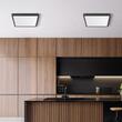 PLAFONIERA LED 26W 3in1 IP40 NEGRU JADE SQR SLR