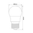 BEC LED 5W G45 PLS 4000K 400LM E27