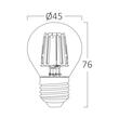 BEC LED CU FILAMENT TR 6W G45 630lm 3000K E27