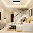 PLAFONIERA LED 36W 3in1 NEGRU BLADE SQR