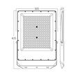 PROIECTOR LED PF 200W 3IN1 22000LM IP65-GRI