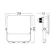 PROIECTOR LED SLIM 50W 3in1 IP65 ALB