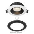SPOT CU LED ROTUND G6 6,5W DIM-3in1 IP20 ALB/NEGRU