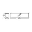 CORP LED SUSPENDAT RECTA 45W 6500K, 4050lm ALB