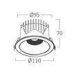 SPOT LED LINEX-CD20 20W 3in1 NEGRU