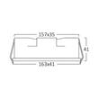 CORP LINEER INCASTRABIL 9W 3in1 NEGRU LINEX-LN6