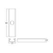 CABLU SUSTINERE  PT SINE MAGNET ULTRASLIM BY41, NEGRU