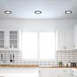 SPOT LED ROTUND ST 18W 1800LM DIM 3in1 F:229MM NEGRU IP40 BRAYTRON