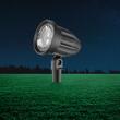 SPOT LED PT GRADINA 7W 230V VERDE IP65 NEGRU